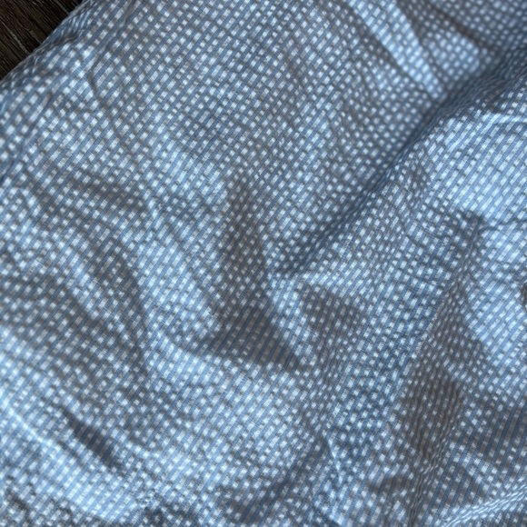 After Market Blue and White Striped Skirt with Bows on sides - Picture 6 of 6